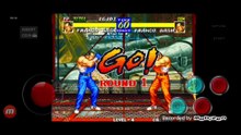 Fatal Fury 3 Franco Bash vs Franco Bash clone fala de vitória do Franco Bash em português