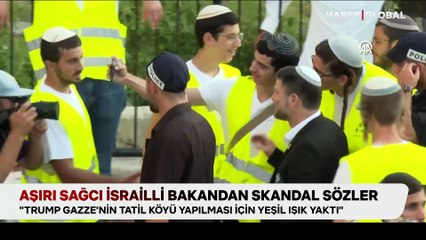 İsrailli bakandan skandal sözler: “Trump Gazze’nin tatil köyü yapılması için yeşil ışık yaktı”