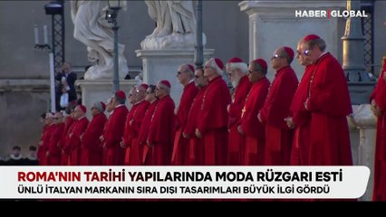 Roma’nın tarihi yapılarında moda rüzgarı esti