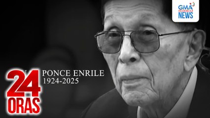 Public viewing ng mga labi ni Enrile, gagawin sa Nov. 16-18 at 20-21 | 24 Oras
