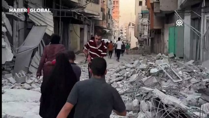  Gazze Şeridi'nde bir çuval un için can pazarı yaşanıyor