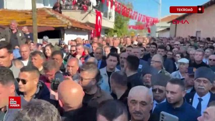Tekirdağ'da Şehit İlker Aykut'un cenazesinde gözyaşları sel oldu