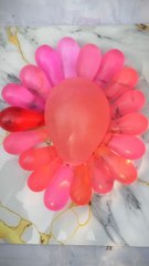 Pink Colourful Water Balloons Popping Reverses Satisfying