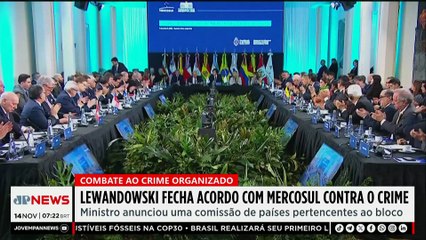 Lewandowski anuncia comissão do Mercosul contra crime organizado