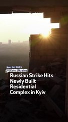 Russian Strike Hits Newly Built Residential Complex in Kyiv