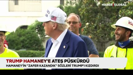 Trump Hamaney'e ateş püskürdü
