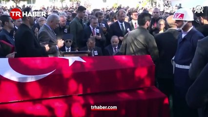 Gürcistan'da düşen askeri kargo uçağı cenaze töreni