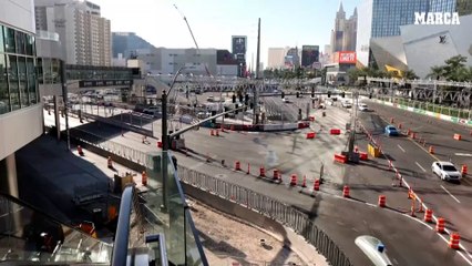 Así se transforma Las Vegas para el Gran Premio de Fórmula 1