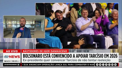 Bolsonaro está convencido a apoiar Tarcísio em 2026; Deysi e Motta comentam