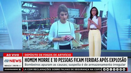 Depósito de fogos de artifício explode em São Paulo