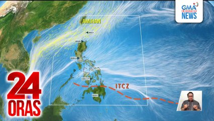ITCZ at Amihan, posibleng magpa-ulan sa ilang lugar sa bansa ngayong weekend | 24 Oras