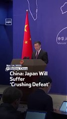 China: Japan Will Suffer ‘Crushing Defeat’