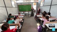 Retorno a clases en Gaza: aulas improvisadas tras el cese al fuego