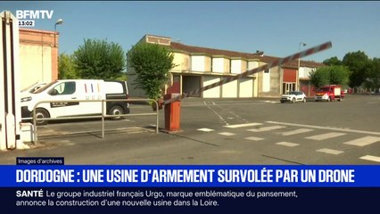Une enquête ouverte après le survol d'une usine d'armement par un drone en Dordogne