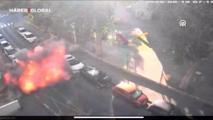 İran’ın yeni nesil füzelerinin Tel Aviv’e düşüş anları!