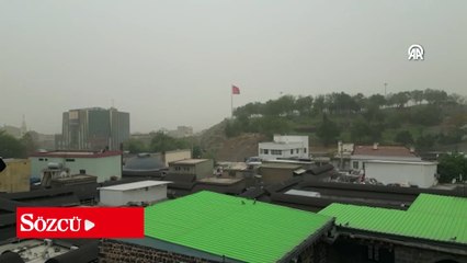 Şanlıurfa'da toz taşınımı etkili oluyor