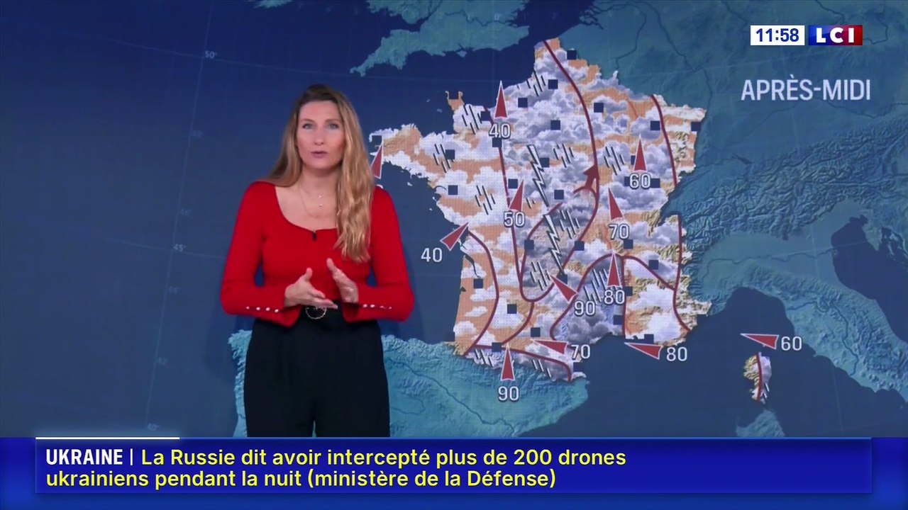 Coralie Dioum - Météo LCI (14/11/2025 - 13h55) : Records de Douceur Battus (19°C à Paris, 24°C à Biarritz) – Sable du Sahara & Axe Pluies/Orages – Baisse Radicale des Températures à Partir de Lundi 🌡️⛈️