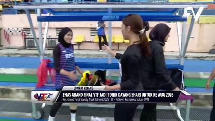 Grand Final VTF : Disebalik judual padat, tidak halang Scanly raih emas rejam lembing