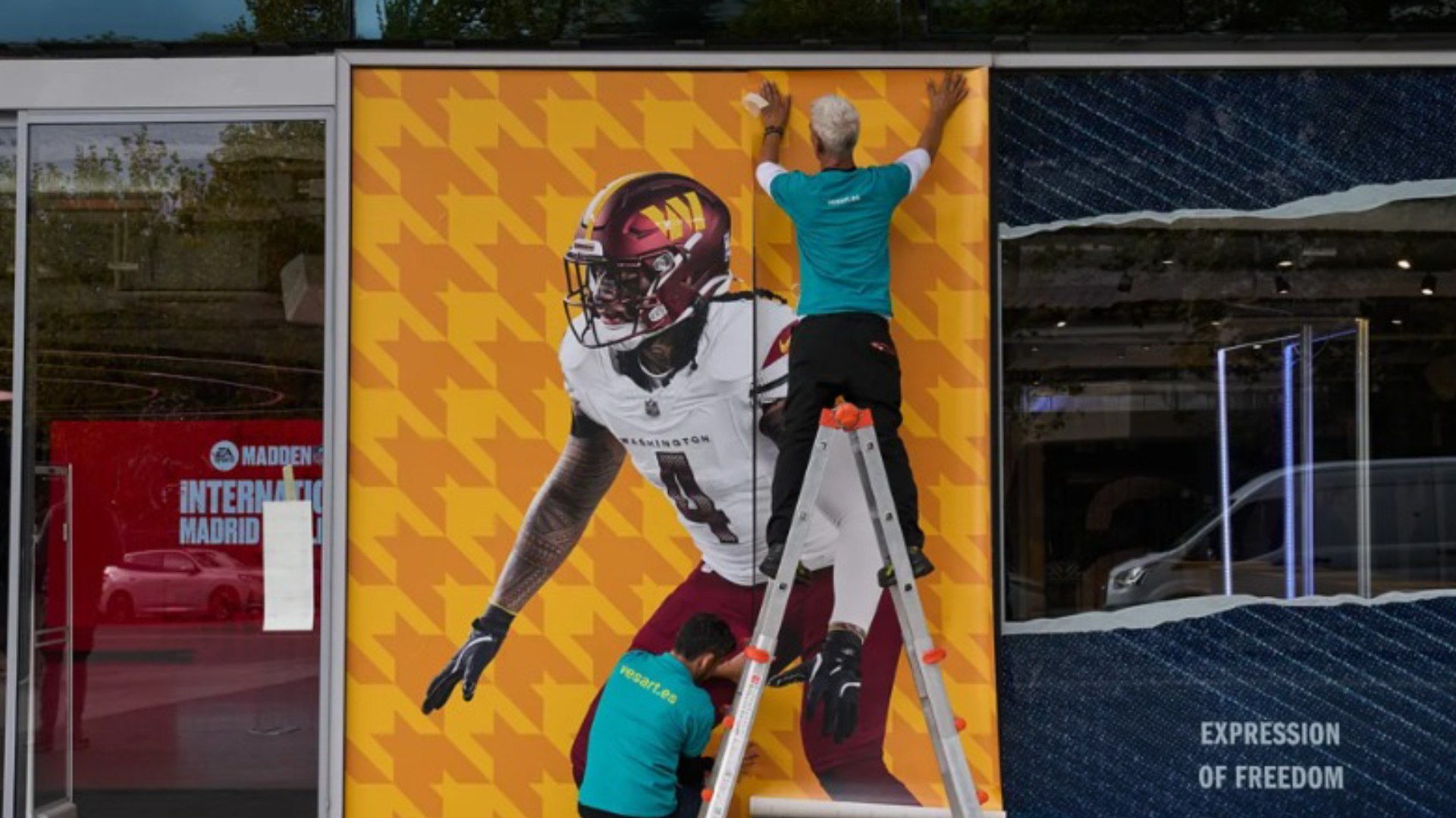 Así luce el Bernabéu tras su conversión para un partido de la NFL, image size:1920x1080