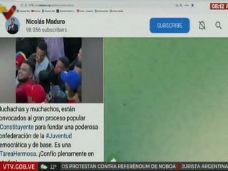 Pdte. Maduro convocó a jóvenes al proceso constituyente para fundar una confederación de juventud
