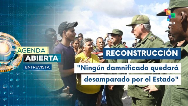 Entrevista | Pdte. de Cuba supervisa la recuperación tras huracán Melissa