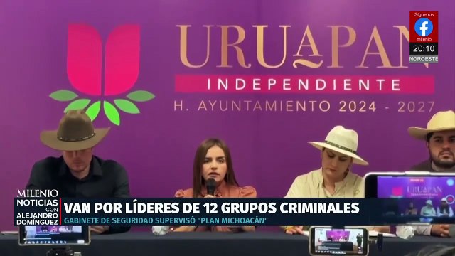 Supervisan Plan Michoacán mientras alcaldesa reporta amenazas