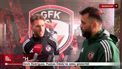 Puskas Ödülü’ne aday gösterilen Rodrigues: Haberi annemden aldım