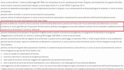 NOVITÀ ASSEGNO DI INCLUSIONE: Condizioni di SVANTAGGIO ex detenuti!