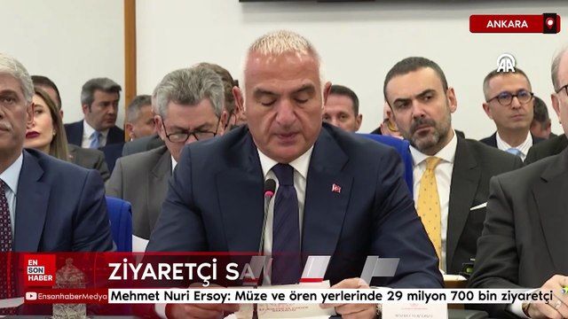 Mehmet Nuri Ersoy: Müze ve ören yerlerinde 29 milyon 700 bin ziyaretçi