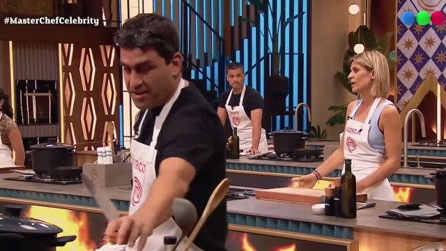 La tensa discusión a los gritos del Chino Leunis con Eugenia Tobal en Masterchef Celebrity: Bronca
