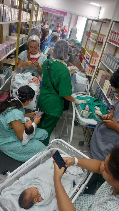 Incêndio no César Cals: vídeo mostra bebês em incubadoras dentro de loja de eletrônicos