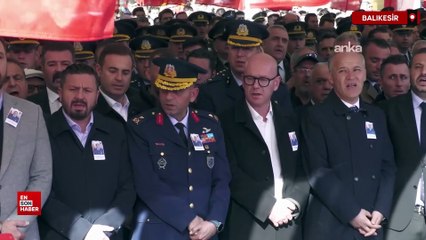 Şehit Emre Sayın Balıkesir’de son yolculuğuna uğurlandı