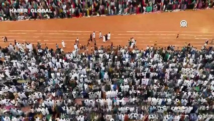 Etiyopya’da Kurban Bayramı namazına binlerce Müslüman katıldı
