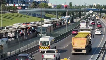 İstanbul'da bayram öncesi trafik yoğunluğu