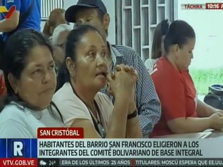 Táchira | Habitantes del barrio San Francisco escogen a sus representantes del CBBI