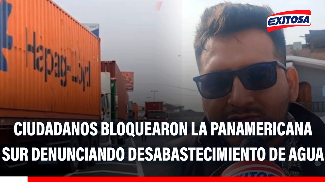 SJM: Ciudadanos bloquearon la Panamericana Sur denunciando constante desabastecimiento de agua