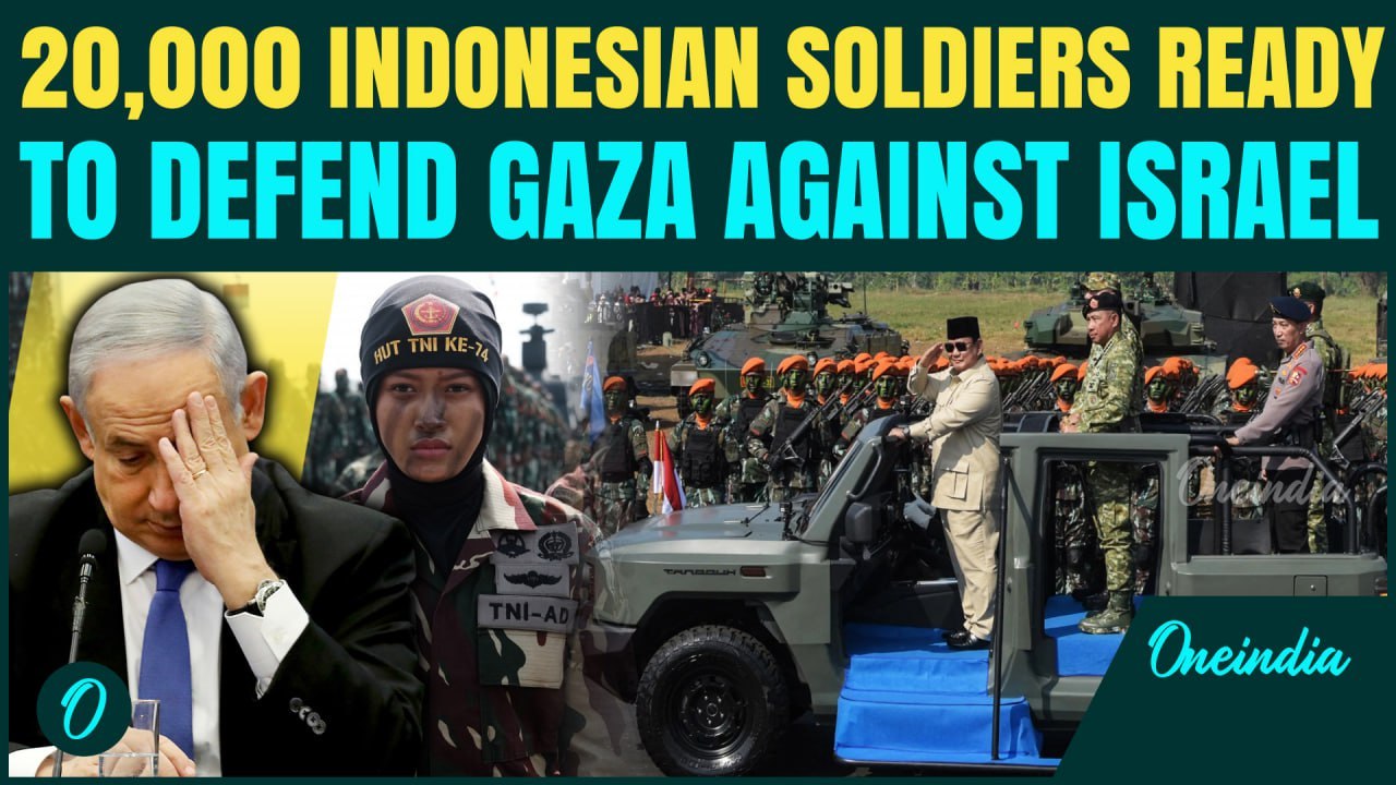 GAZA BREAKING: 20,000 Indonesian Soldiers Ready To Retake Gaza | Israel SWEATS Over Muslim Forces