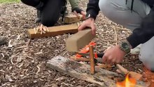 🔥 From batoning wood with a Mora knife to carving shavings and coaxing a spark into flame