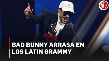 Bad Bunny arrasa en los Latin Grammy