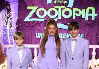 ¡Shakira deslumbra en la premiere de 'Zootopia 2' y revela participación especial de sus hijos en la película!