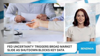 Fed Uncertainty Triggers Broad Market Slide As Shutdown Blocks Key Data