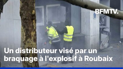 Un distributeur de la banque Postale visé par un braquage à l'explosif à Roubaix