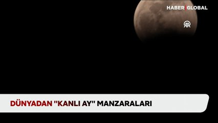 2025’in ilk tam ay tutulması yaşanırken, dünyadan böyle görüntülendi