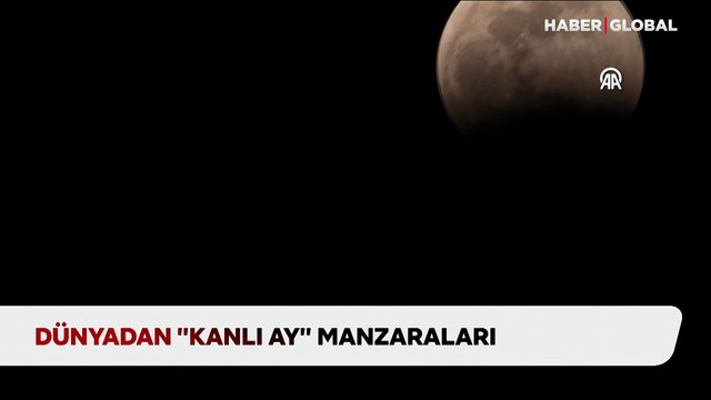 2025’in ilk tam ay tutulması yaşanırken, dünyadan böyle görüntülendi