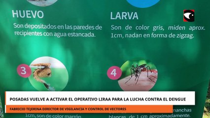 Posadas vuelve a activar le operativo LIRAa para la lucha contra el dengue
