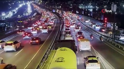 Haftanın son iş gününde trafik yüzde 80’e ulaştı