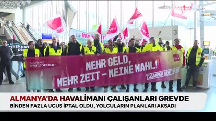 Almanya’da 13 havalimanı grevde