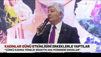 Kadınlar Günü etkinliğini erkeklerle yaptılar