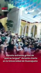 🔥 La visita del senador Gerardo #FernándezNoroña terminó en un tenso enfrentamiento con alumnos que lo encararon y exigieron que abandonara el lugar. El momento quedó grabado y ya circula en redes.