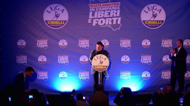 Salvini - Salerno, presentazione dei candidati della Lega alle elezioni (13.11.25)